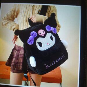 Sanrio Black and Purple Kuromi Shoulder Bag